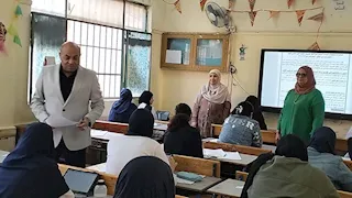 انتظام أعمال امتحانات نهاية العام لصفوف النقل في الدقهلية