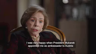 صور.. "قومي المرأة" ينتج فيلمًا عن مسيرة السفيرة مرفت تلاوي