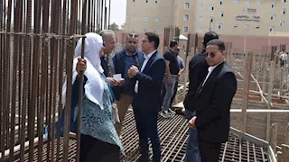 رئيس جامعة بنها يتابع أعمال إنشاء مجمع تعليمي ضخم بكفر سعد (صور)
