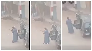 18 ثانية تحبس الأنفاس.. فيديو يوثق لحظة إطلاق النار على المواطنين في أسيوط