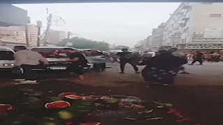 إصابة 5 أشخاص في حادث تصادم 7 سيارات أعلى كوبري الحرس الوطني ببنها