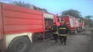 إخماد حريق منزل بسبب ماس كهربائي في الوادي الجديد