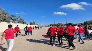 "حلم اللقب".. توافد كبير من جماهير الأهلي على ستاد برج العرب لدعم الفريق أمام المصري