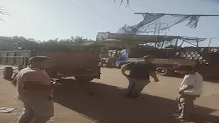   الصور الأولى لانفجار أسطوانة أكسجين داخل ورشة لحام بالمنوفية