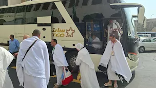 5700 حاج.. وصول آخر أفواج الحج البري السياحي إلى السعودية 