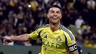 فيديو هدف كريستيانو رونالدو الثاني في مرمى ضمك من مرحلة حسم اللقب