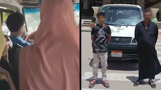 كاميرات السوشيال ميديا تطيح بـ "طفل الميكروباص" ووالده السائق بالشرقية