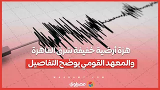 هزة أرضية خفيفة شرق القاهرة.. والمعهد القومي يوضح التفاصيل