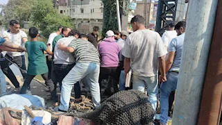 بعد 3 أيام من البحث.. العثور على جثمان طفل غرق بمصرف في كفر الشيخ (صور)