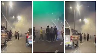 إصابة 3 أشخاص في انقلاب ميكروباص بكورنيش الإسكندرية (فيديو وصور)