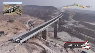 يربط بين جبلين.. 15 صورة لأعلى كوبري في مصر بمشروع القطار السريع