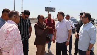  محافظ القليوبية يفتتح كوبري وطريق بنها الزراعي بعد تطويره -صور