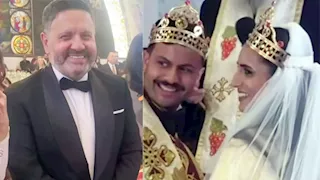 اللقطات الأولى من حفل زفاف نجل إدوارد (صور)