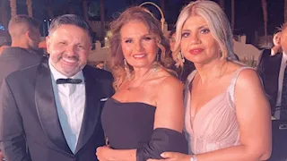 يسرا وإلهام شاهين.. 10 صور لنجوم الفن في زفاف نجل إدوارد (صور وفيديو)