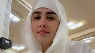 صورة من الأراضي المقدسة.. ياسمين عبدالعزيز تؤدي فريضة الحج