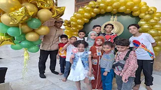 الجامع الأزهر يوزع هدايا على الأطفال قبل إفطار يوم عرفة