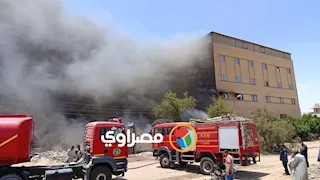 حريق ضخم بأسيوط.. النيران تلتهم مصنع أخشاب وتمتد لمصنعين (صور)