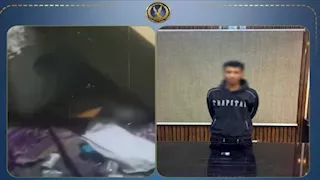  "الحقوني".. أب يستغيث بعد اعتداء ابنه المدمن عليه وتدمير منزله بالجيزة