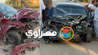 العناية الإلهية تنقذ عروسين من الموت ليلة زفافهما بأسيوط.. تفاصيل حادث الطريق الزراعي