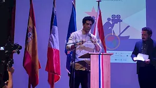 الفنان أحمد مجدي يشارك في افتتاح مهرجان السينما الأوروبية بالإسكندرية (صور)