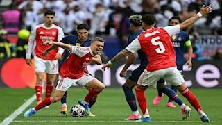 فيديو هدف أرسنال في مرمى باريس سان جيرمان بنهائي دوري أبطال أوروبا