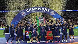 ظهور الخليفي وعلم المغرب.. 10 صور لاحتفالات باريس سان جيرمان بعد التتويج بدوري الأبطال