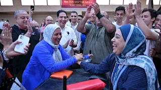 20 صورة.. يوم رياضي لطلاب جامعة القاهرة بحضور رئيسها وعمدائها