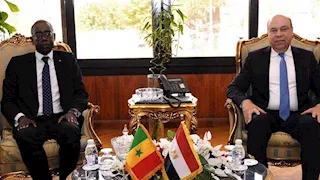وزير الطيران يبحث مع سفير السنغال تعزيز التعاون والربط الجوي