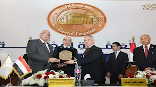 وزير العدل يكرم رئيس محكمة النقض وأعضاء مجلس القضاء الأعلى