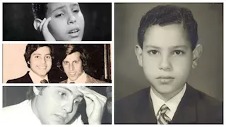 مع نجوم زمن الفن الجميل وعائلته.. 18 صورة لـ هاني شاكر بالأبيض والأسود