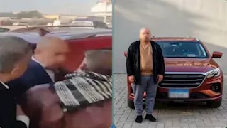 ضبط موظف بعد واقعة سب سائق بسبب أولوية المرور بالقاهرة