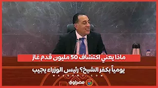 ماذا يعني اكتشاف 50 مليون قدم غاز يومياً بكفر الشيخ؟ رئيس الوزراء يجيب