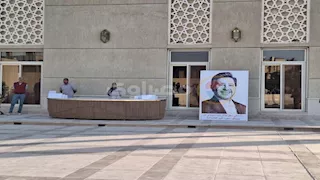 طائرة "درون" توثق مراسم عزاء أمير الغناء العربي هاني شاكر 