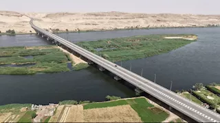 تشغيل مرحلتي محور ديروط بأسيوط تجريبياً وفتحهما أمام حركة المرور