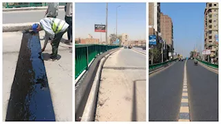 بطول 800 متر.. محافظ الجيزة يعلن الانتهاء من تطوير ورصف كوبري الحوامدية