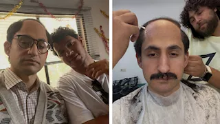 أمير المصري ينشر صور وفيديوهات من كواليس فيلم "القصص" 