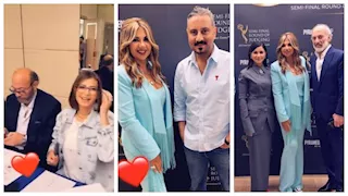 فيديو| بحضور نجوم الفن.. بوسي شلبي في احتفالية إيمي بـ أبوظبي