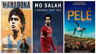 بالصور- مارادونا ومحمد صلاح.. نجوم كرة القدم على شاشة السينما