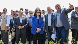 وزيرة الإسكان تتفقد حدائق تلال الفسطاط وتوجه بتكثيف الأعمال للانتهاء منها