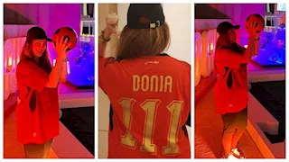 ظهور لافت.. دنيا عبدالعزيز تساند منتخب مصر في مونديال 2026