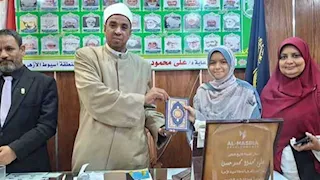 الأولى على إعدادية الأزهر بأسيوط تكشف سر التفوق: ساعة مذاكرة كفاية