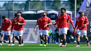 15 صورة توثق المران الأخير لمنتخب مصر استعدادًا لمواجهة بلجيكا