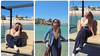 شيري عادل تنشر صورا جديدة من استمتاعها بالإجازة في مدينة الجونة