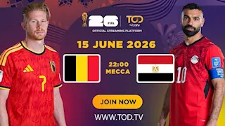 مجانًا.. كيفية ضبط القناة الناقلة لمباراة مصر وبلجيكا في كأس العالم 2026