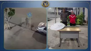 عاطل إمبابة يسرق لافتة إرشادية من شوارع العجوزة ويسقط في قبضة الأمن
