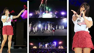 روبي بعد حفل Egyptian fan zone: يا رب وفق منتخبنا الوطني