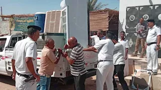بالصور- حملة كبرى بأسوان ترفع 235 حالة إشغال بقرية الأعقاب