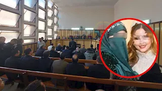 بكى طوال التشييع.. تفاصيل حضور خطيب نورهان قاتلة والدتها مراسم دفنها ببورسعيد -فيديو