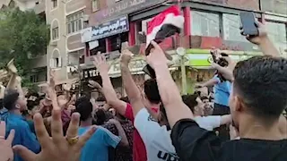 فرحة وش الصبح.. احتفالات في شوارع مغاغة بالمنيا بعد فوز منتخب مصر- صور