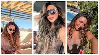 بإطلالة جريئة.. سارة سلامة تستمتع بعطلتها الصيفية